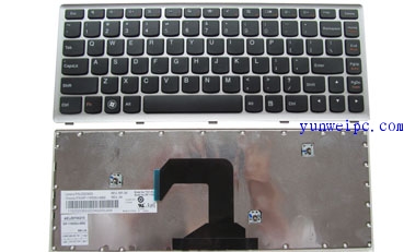 全新英文 LENOVO 联想U410 笔记本 键盘 黑帽银框