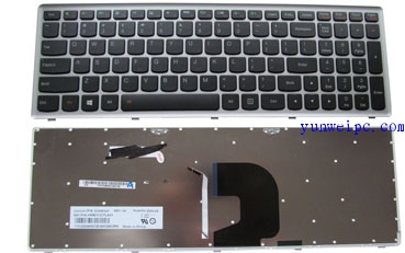 全新 LENOVO 联想 Z500 Z500A 笔记本键盘 黑帽银框