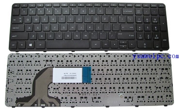全新 HP 惠普 TPN-Q130 TPN-Q132笔记本键盘 黑色 带边框