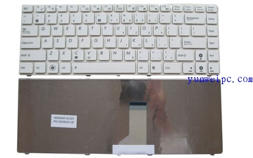 全新ASUS华硕k42J A42J A83S K43S N82J N43S X42J A43S键盘 白色