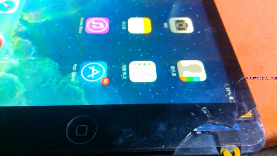 apple A1395 外屏压坏了，更换苹果触摸屏
