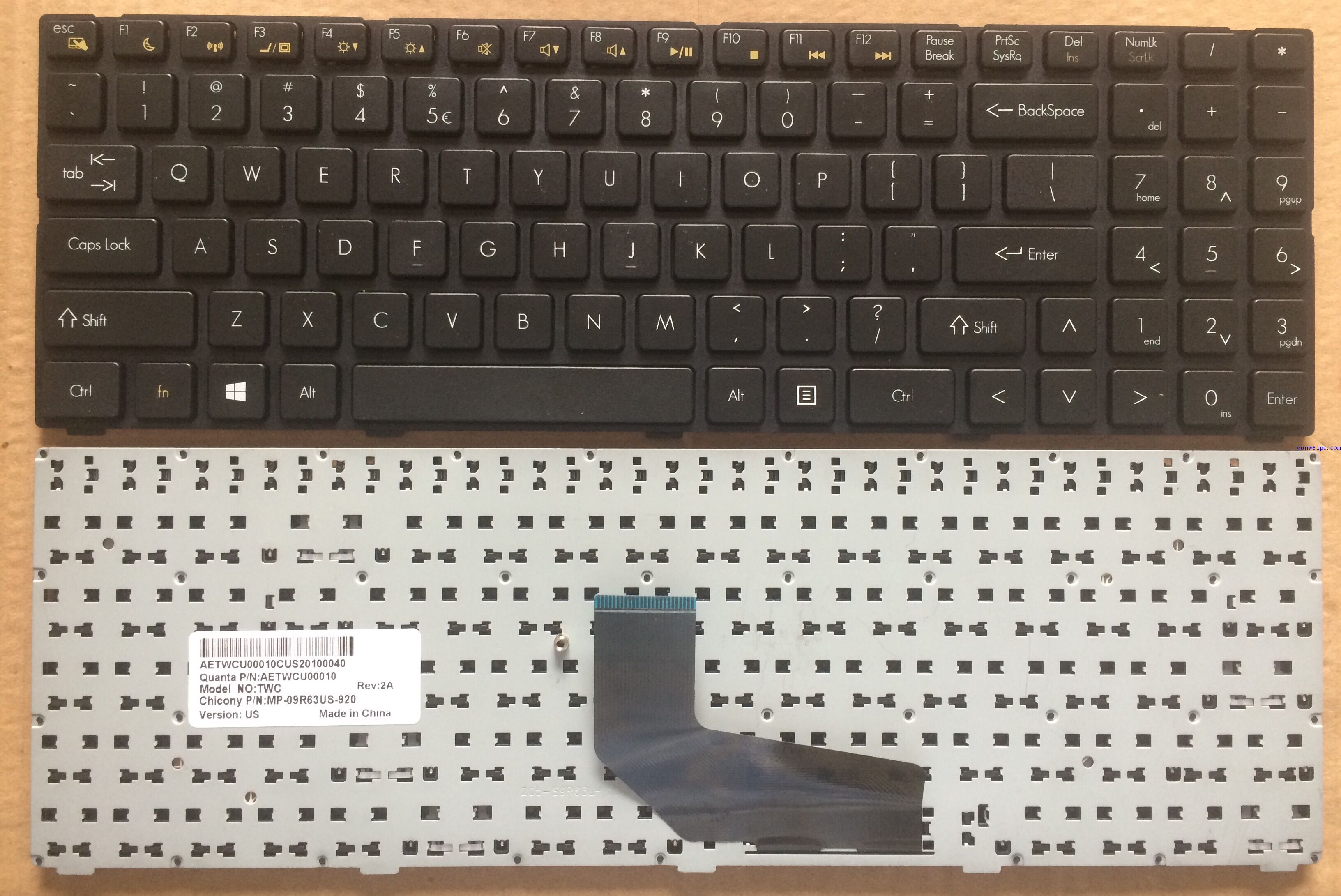 原装神舟 精盾K580S-i5/i7 K620c D3 K580N K580C笔记本键盘