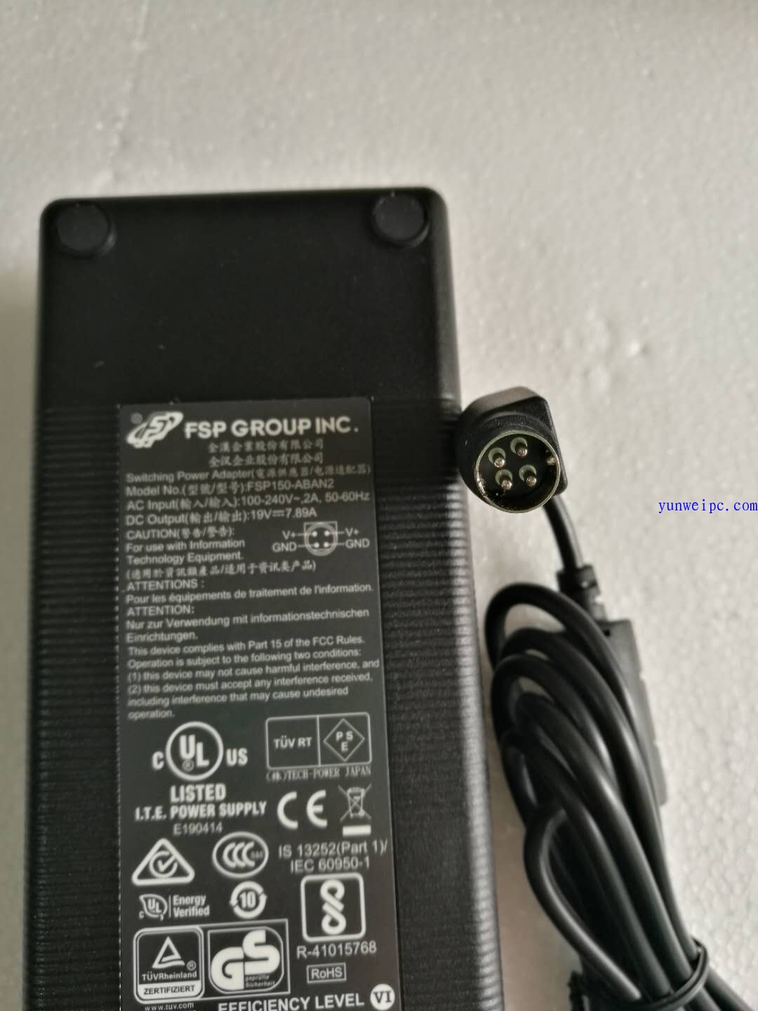 原装FSP全汉19V 7.89A 150W电源适配器FSP150-ABAN2 4针