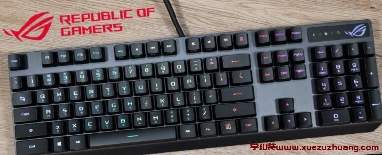 ROG Strix Scope RX RGB光学机械键盘开箱评测_郴州运维电脑维修网