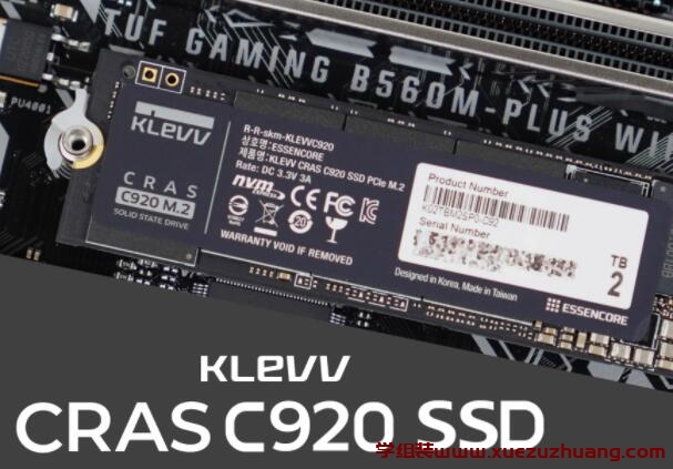 KLEVV CRAS C920 Gen4x4 2TB M.2 SSD评测开箱_郴州运维电脑维修网