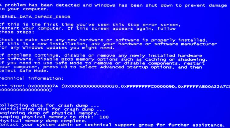 小编告诉你电脑为什么蓝屏_郴州运维电脑维修网