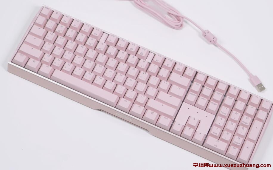 粉嫩樱桃Cherry MX Board 3.0S RGB Pink粉色静音红轴机械式键盘评测开箱