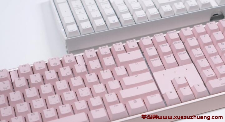粉嫩樱桃Cherry MX Board 3.0S RGB Pink粉色静音红轴机械式键盘评测开箱