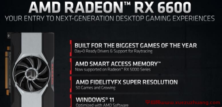 GIGABYTE Radeon RX 6600 EAGLE 8G显卡评测开箱