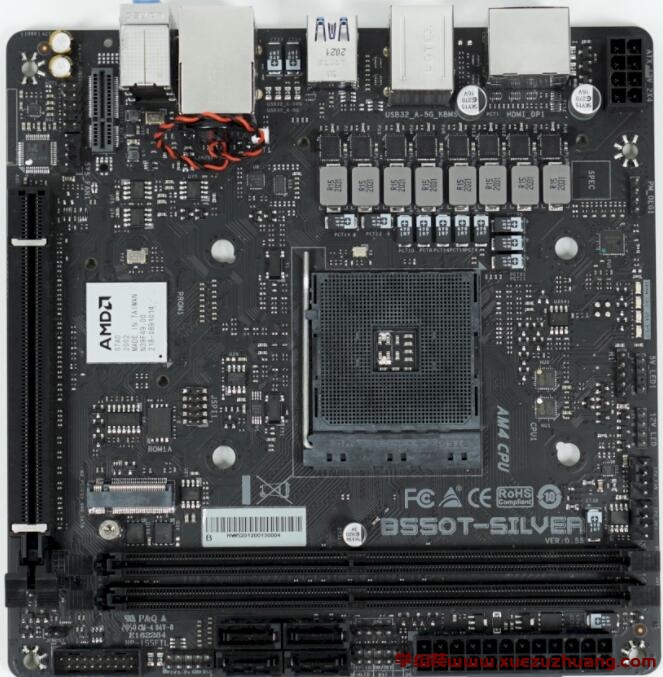 BIOSTAR B550T-SILVER主板评测开箱