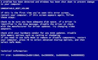 电脑蓝屏代码0x000000ed如何解决_郴州运维电脑维修网