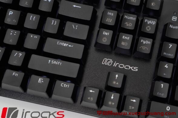 irocks K75MPBT白光机械式键盘黑色版评测开箱_郴州运维电脑维修网