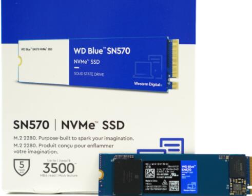 WD Blue SN570 NVMe M.2 SSD评测开箱_郴州运维电脑维修网