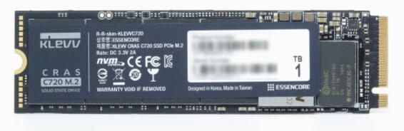 KLEVV CRAS C720 Gen3x4 1TB M.2 SSD评测开箱