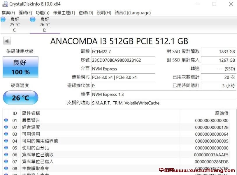 ANACOMDA i3 PCIe 3.0 SSD评测开箱
