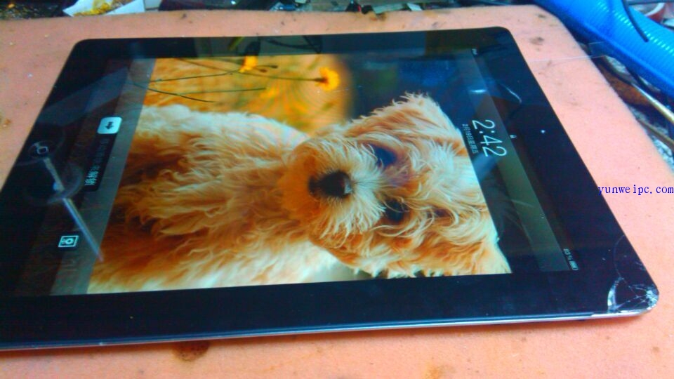 apple ipad A1395外屏摔坏,更换触摸屏