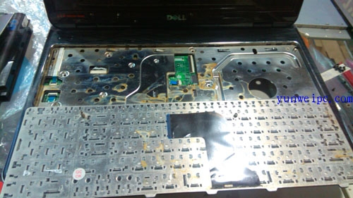 N5010 笔记本电脑进水，维修主板，维修键盘