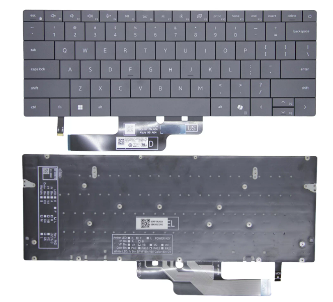 适用 DELL戴尔 XPS14/16 9440 9450 2026款 DA16250 16255 键盘