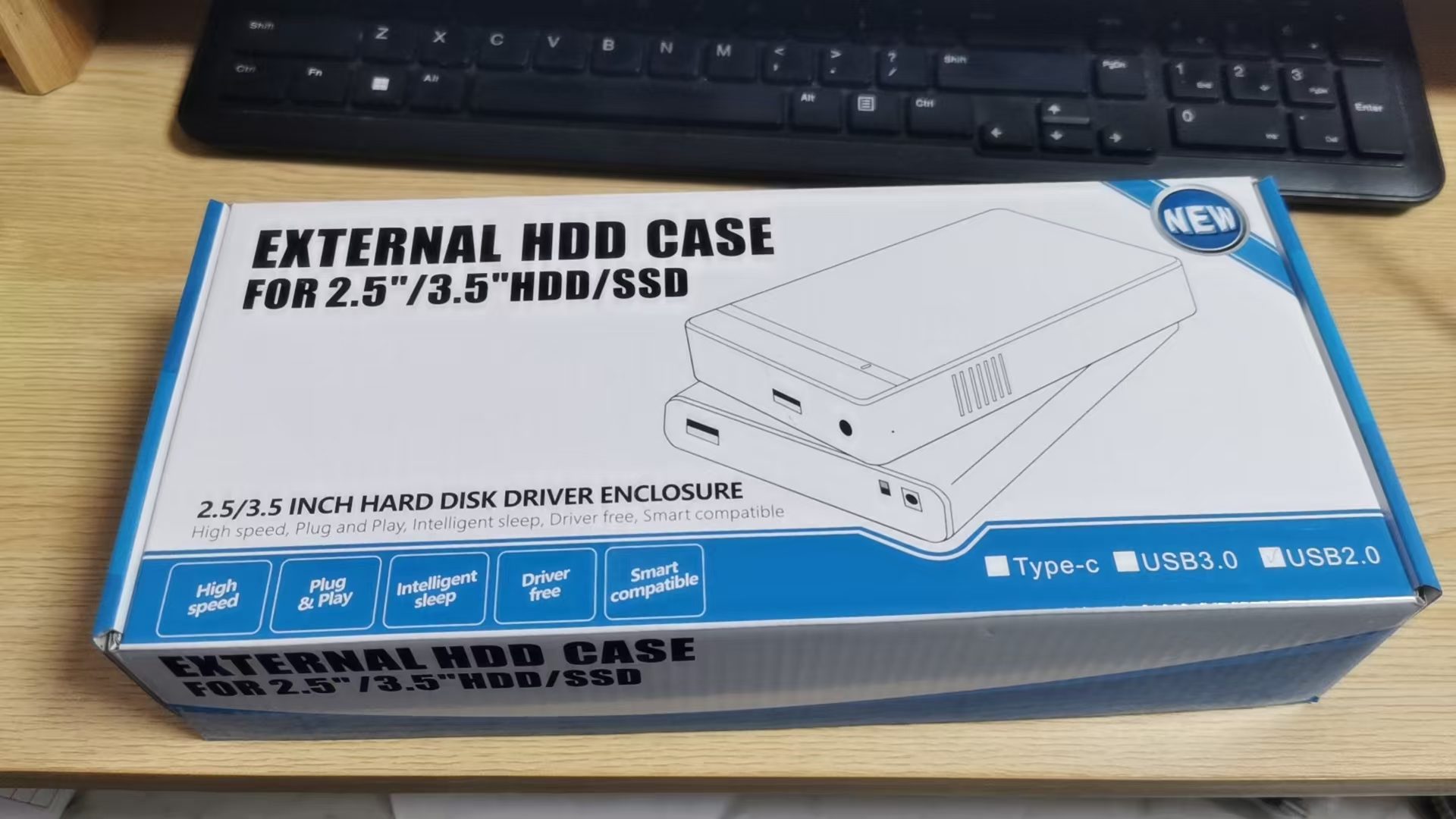 SATA串口3.5寸移动台式硬盘盒 | 编号：SP00547