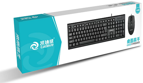凯迪威KDW-MK014 1700/ 6000升级版有线键盘鼠标套装 CX | 编号：SP01131