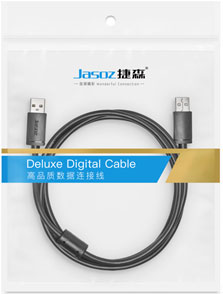 捷森 D107 1.5米 公对公数据线 | 编号：SP00880