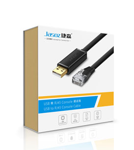 捷森D111 USB转RJ45 调试线1.5米 | 编号：SP00882