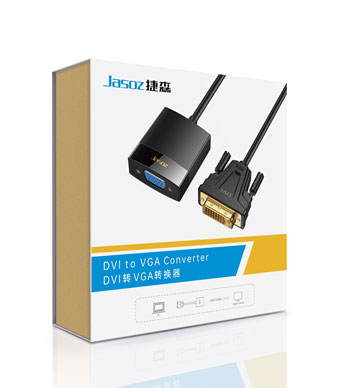 捷森G109 DVI转VGA转换器 | 编号：SP00905
