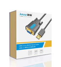 捷森I102 USB转RS-232 DB9母串口线 PL2303芯片 1.5米 | 编号：SP00898