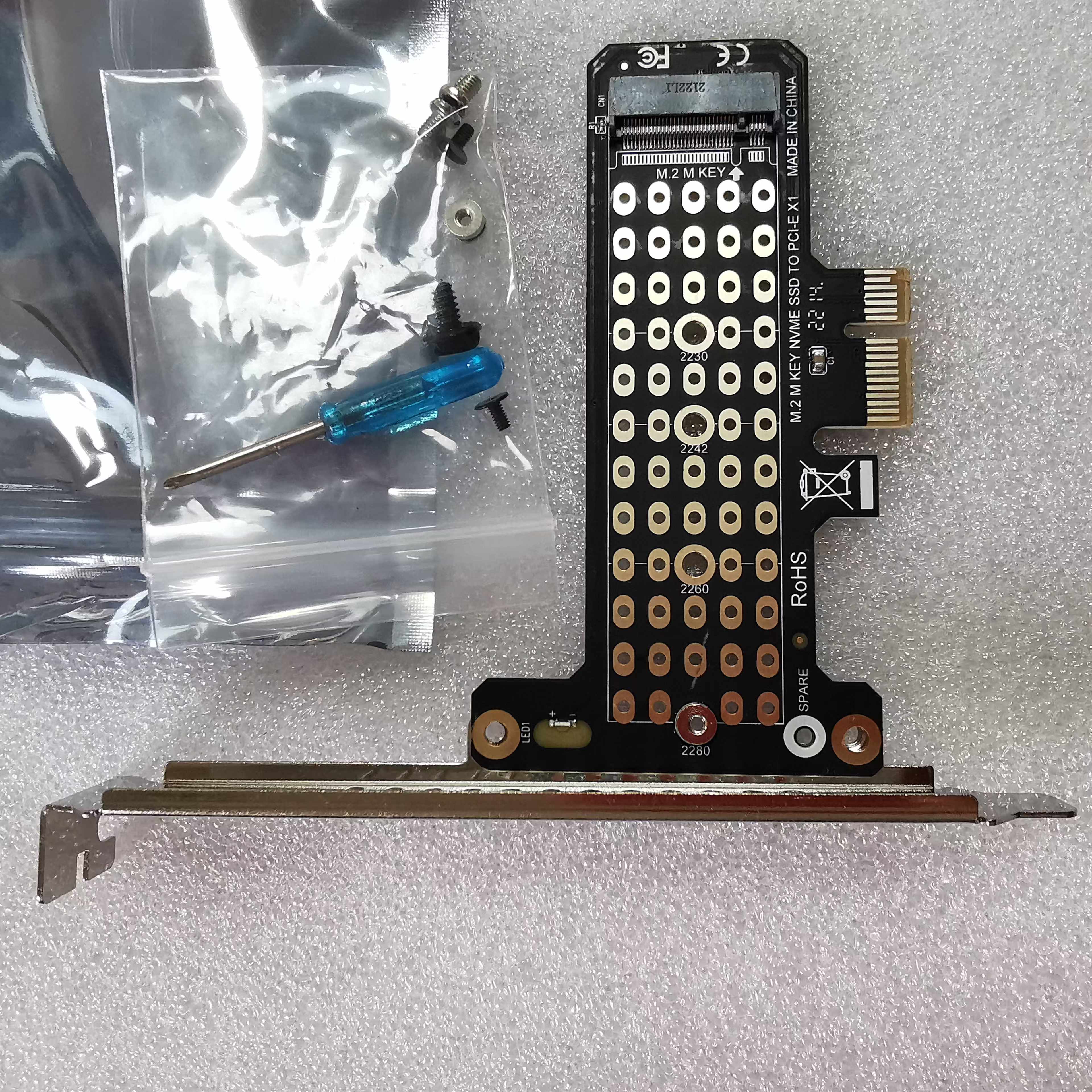 PCI-E扩展M2卡 转m.2 cx | 编号：SP01438