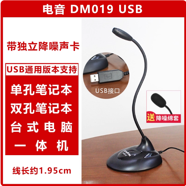 电音DM019 USB麦克风 | 编号：SP01727