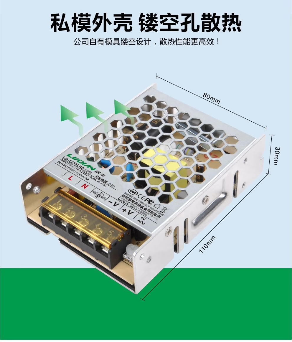 绿电12V3A集中供电 | 编号：SP01649
