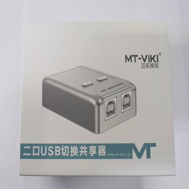 迈拓二口USB打印自动切换器共享器MT-SW221-CH | 编号：SP00862