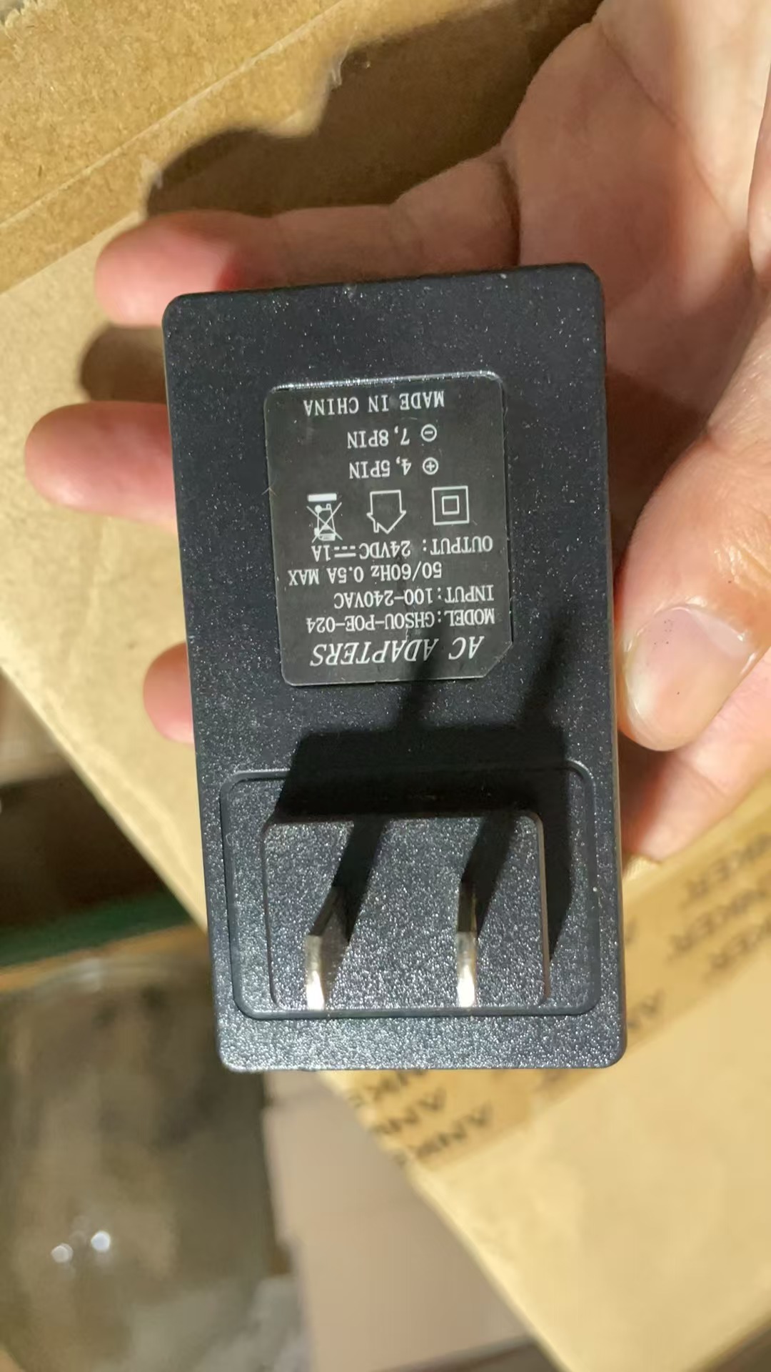 网卡口电源24V1A | 编号：SP01424