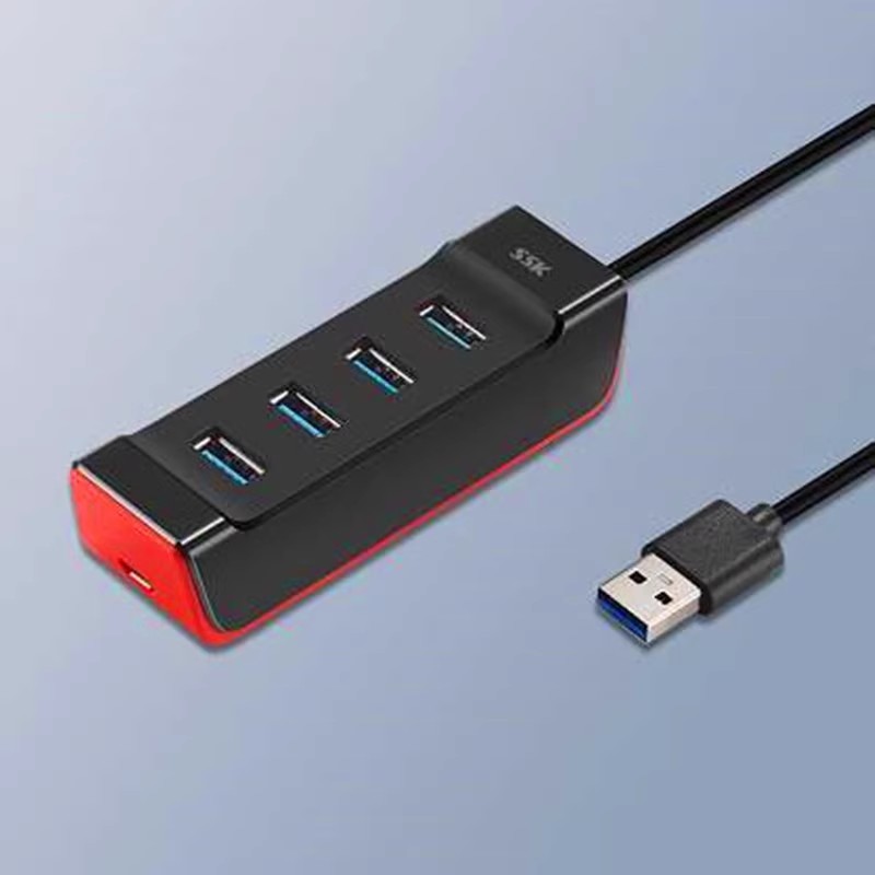 SSK飚王SHU850四合一USB3.0集线器 HUB | 编号：SP00340