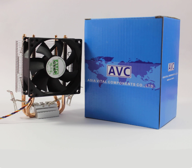 AVC两铜管  Intel AMD双平台主机CPU风扇 | 编号：SP01671