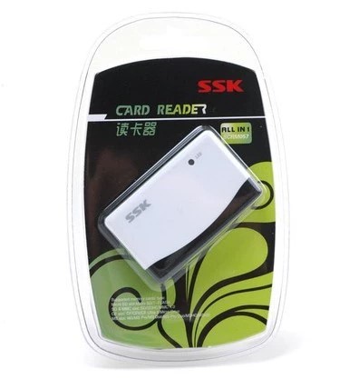 SSK飚王SCRM057 多功能多合一读卡器高速直读 TF CF MS SD卡 | 编号：SP00476