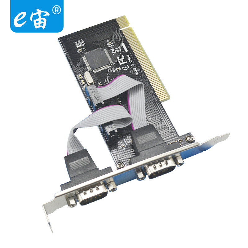 PCI 串口卡 转2串口卡 rs232卡 台式机DB9针 com卡 多串口卡 | 编号：SP01159