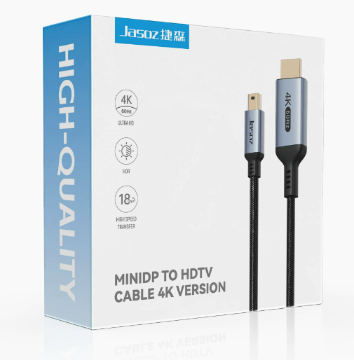 捷森G168 MiniDP/HDMI线4K版 主动式 | 编号：SP01869